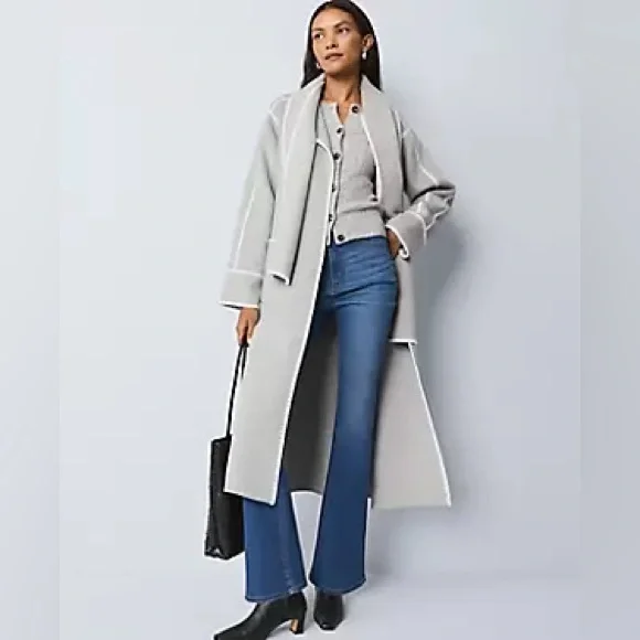 NWT Ann Taylor BEST SELLERWeekend Collection Wrap Scarf Coat